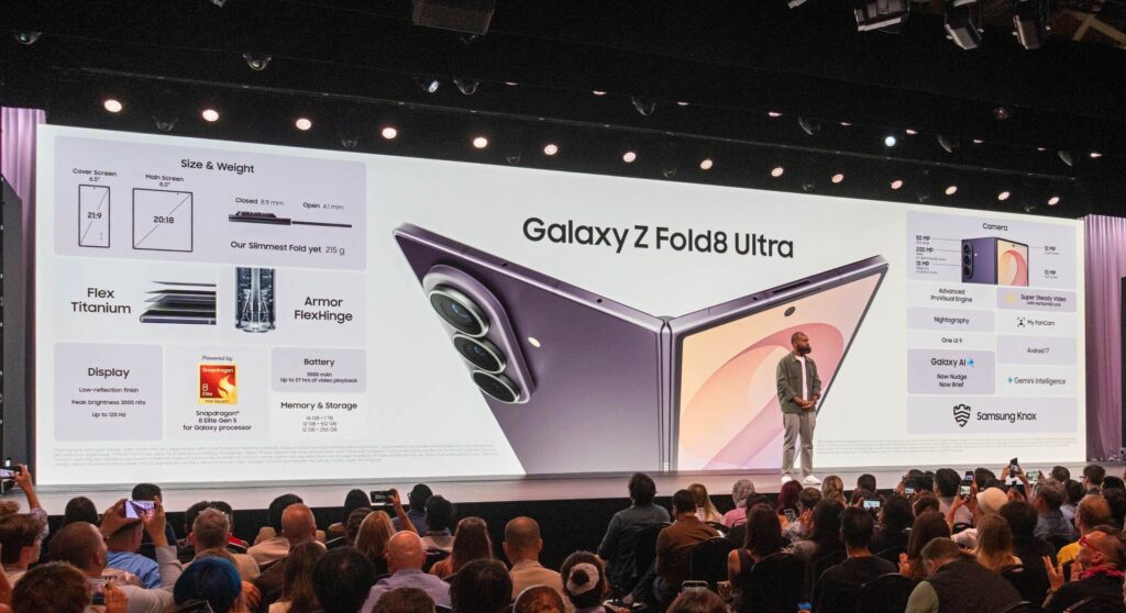 Parametre Galaxy Z Fold8 Ultra