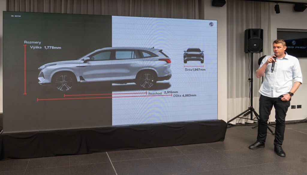 Rozmery MGS9 PHEV
