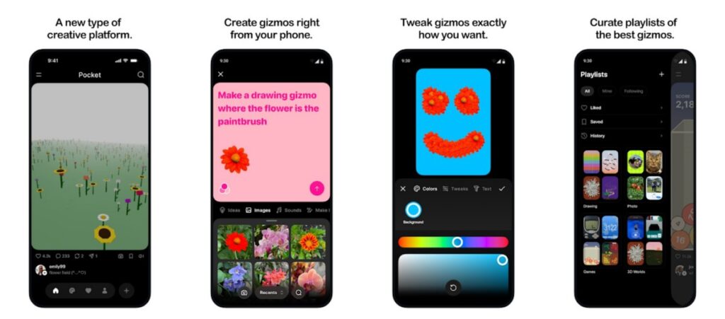 Aplikácia Pocket od Mety