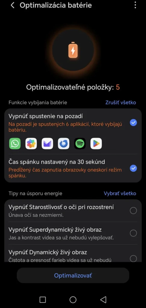 honor android optim battery