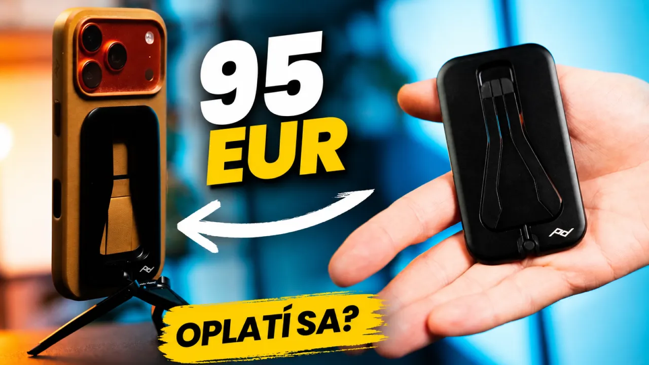 Peak Design Mobile Tripod: Tento mobilný stojan stojí 95 eur. Má vôbec zmysel zaplatiť toľko? (RECENZIA)