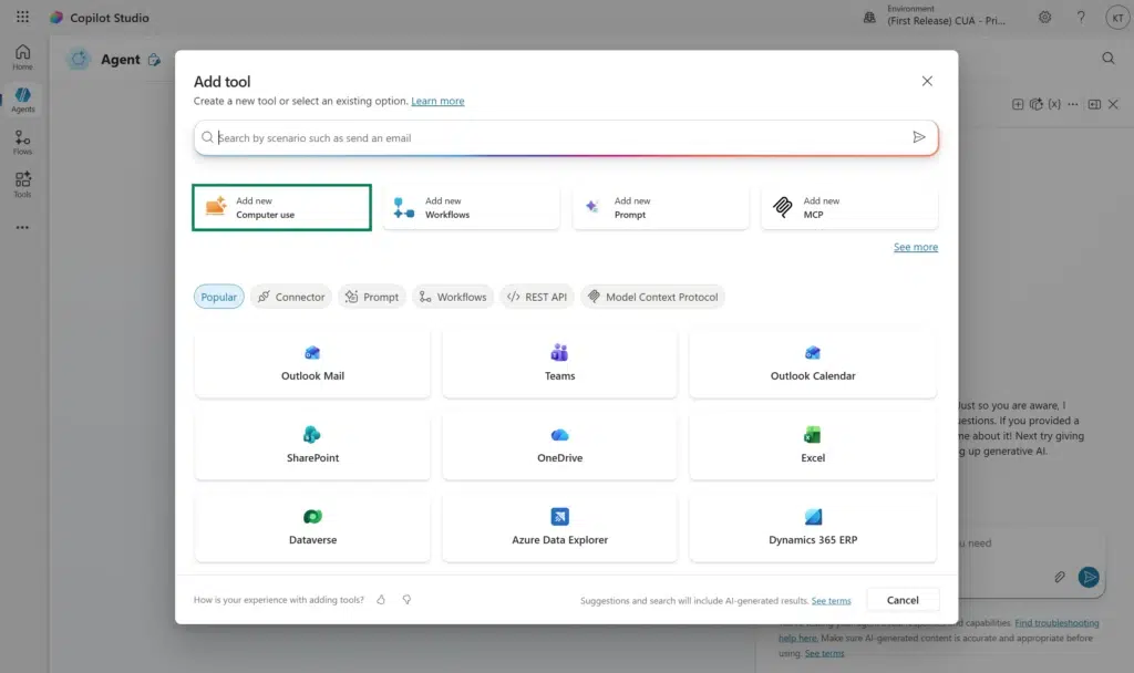Computer-using agent ovláda aplikácie bez potreby API.