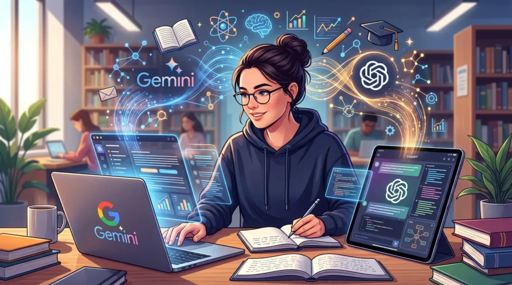 chatgpt gemini AI vzdelavanie
