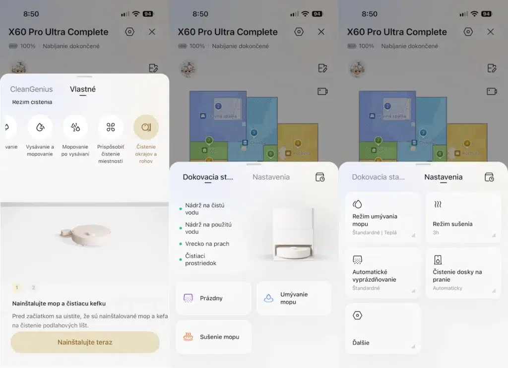 Dreame X60 Pro Ultra: Aplikácia Dreamehome