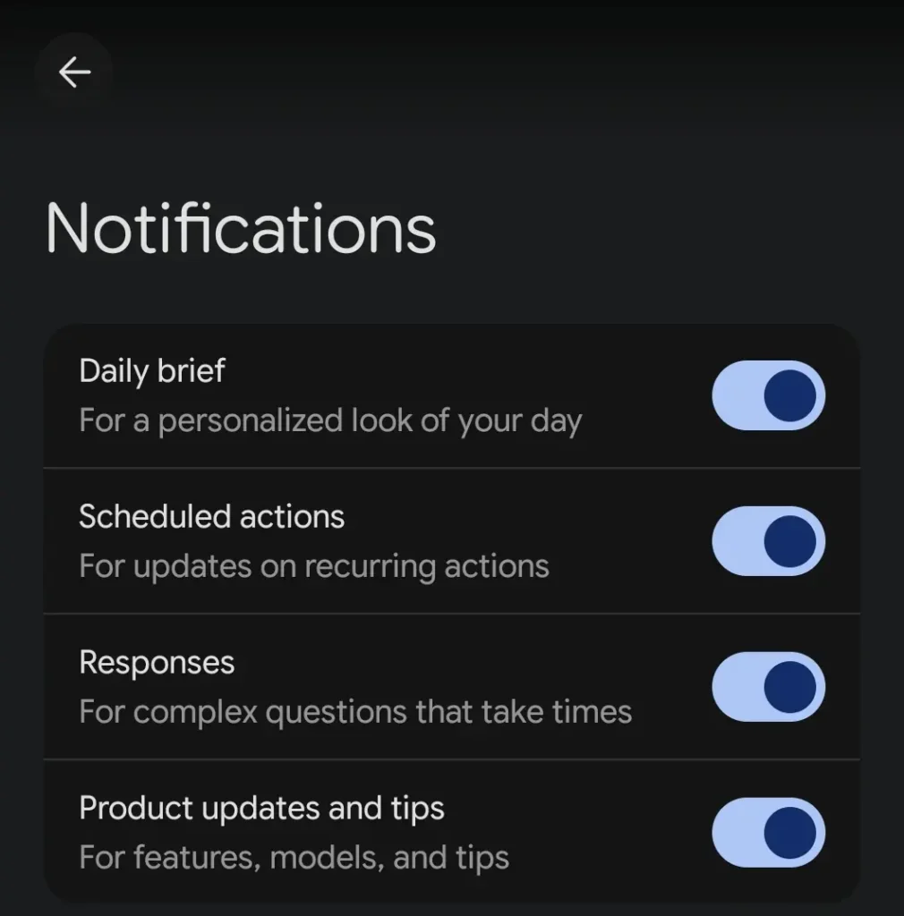 gemini notifikacie