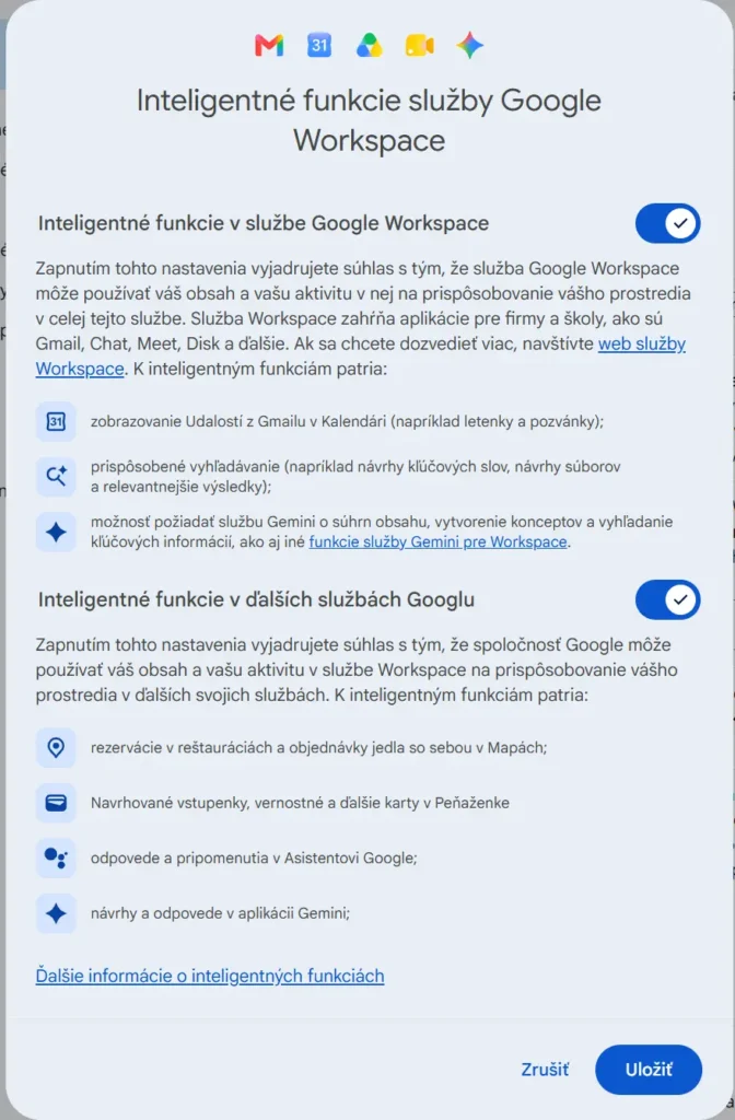 gmail ai funkcie