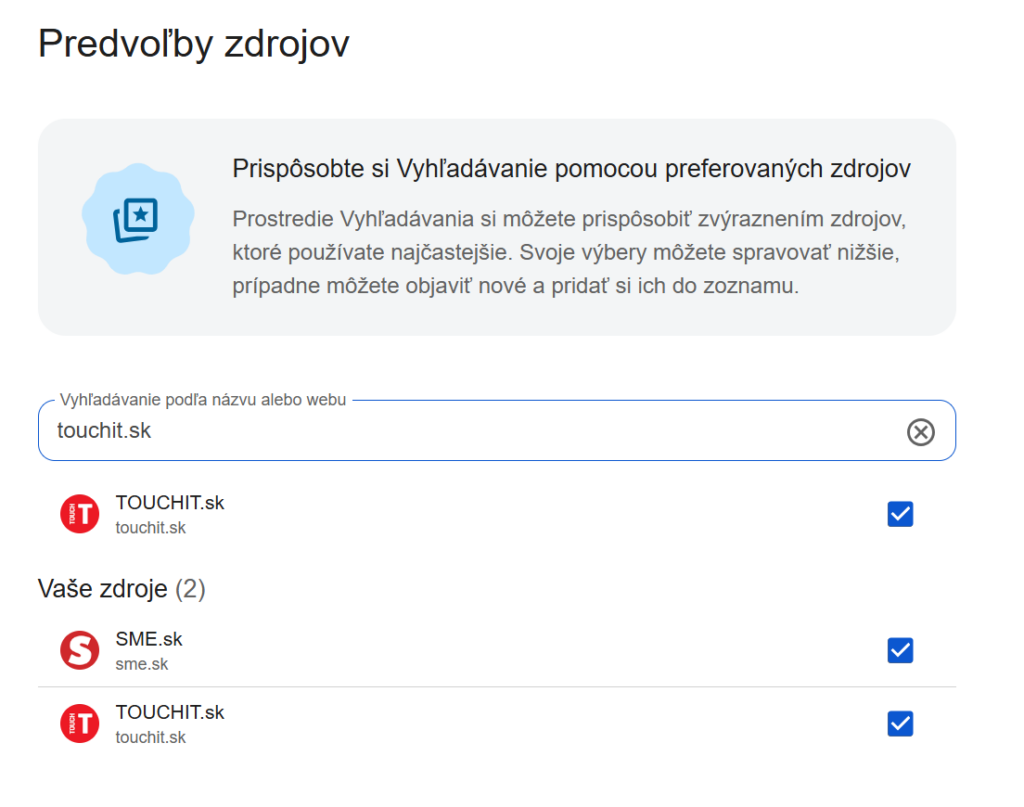 google discover source touchit