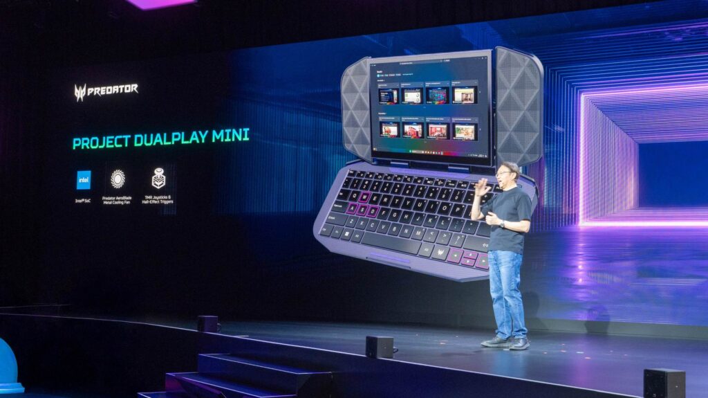Acer na IFA ukázal aj 799 gramový notebook, 1000 Hz monitor či herný handheld