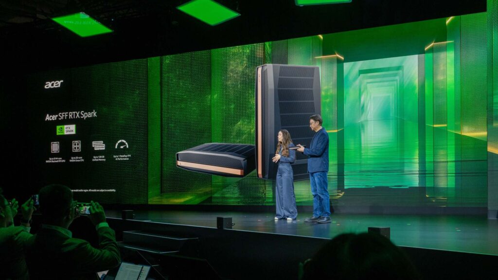 Super výkonná pracovná stanica Acer SFF RTX Spark