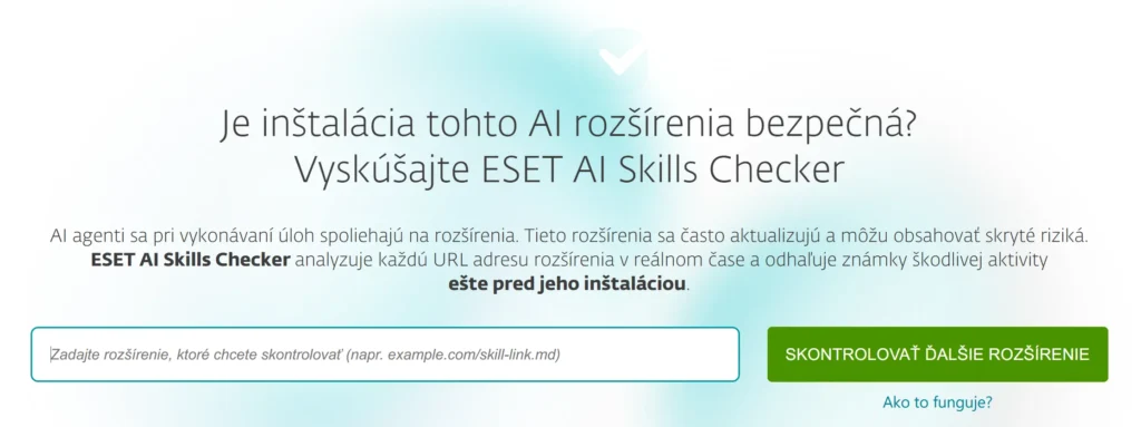 ESET AI Skills Checker