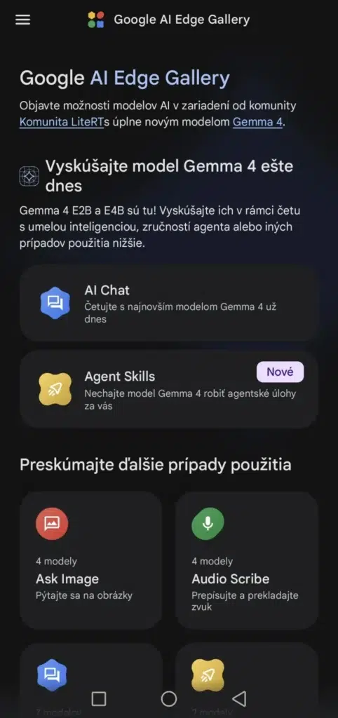 Google AI Edge Gallery