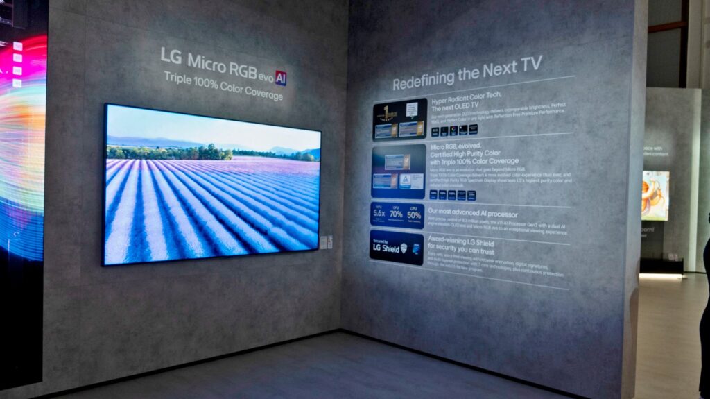 Televízory LG Micro RGB Evo AI