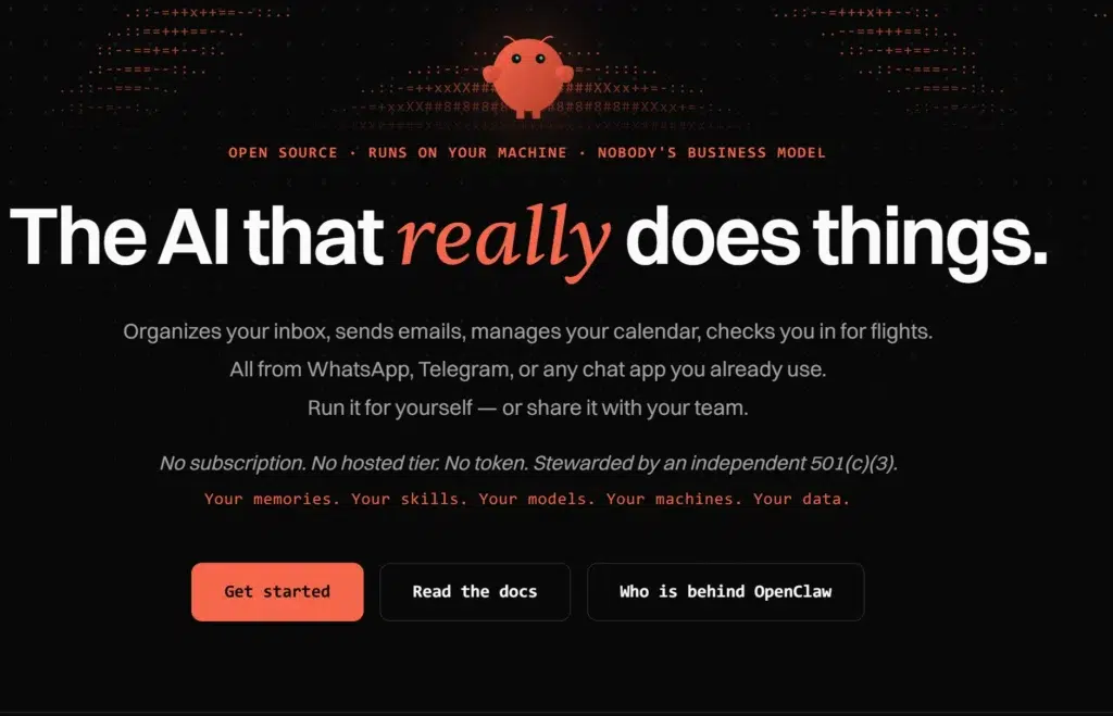 openclaw homepage