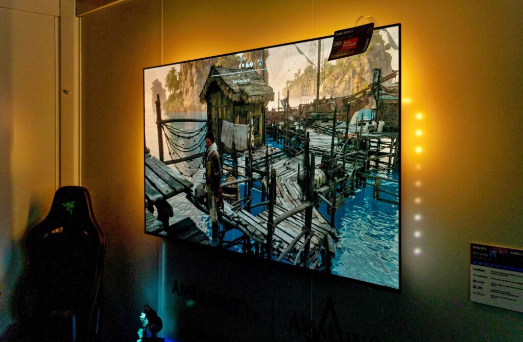 Philips OLED 811 pri nastavené pre hráčov