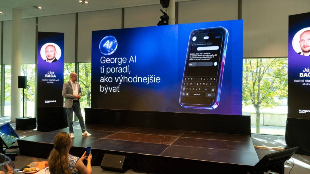 George AI predstavuje Ján Bača, riaditeľ digitálnych služieb SLSP