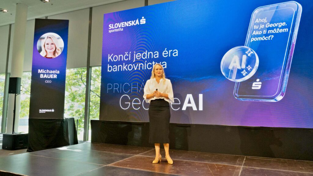 Michaela Bauer, generálna riaditeľka Slovenskej sporiteľne