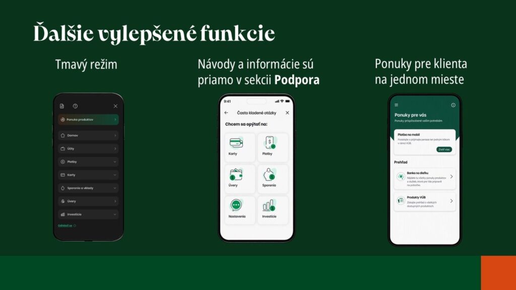Nové mobilné bankovníctvo VUB