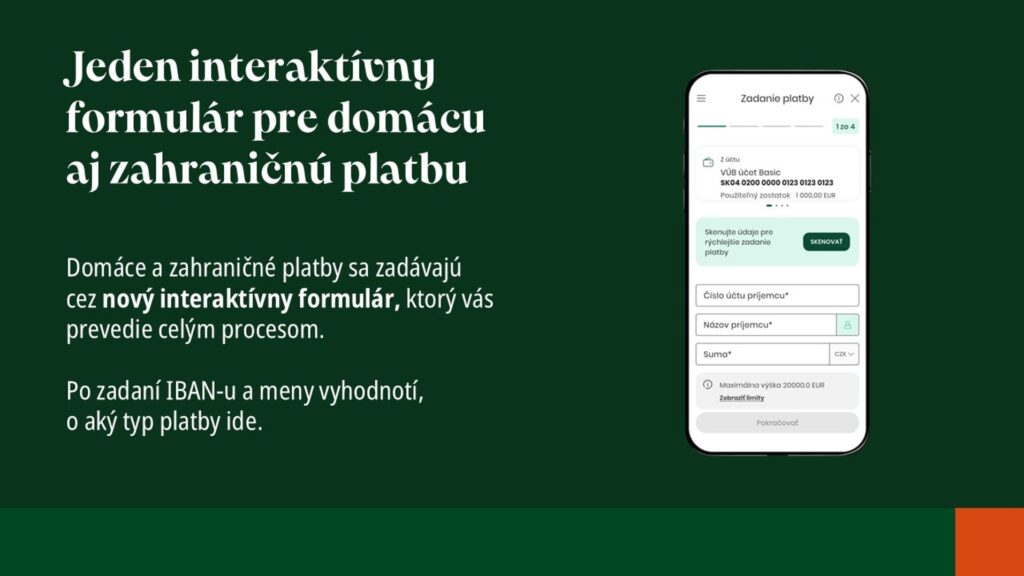 Nové mobilné bankovníctvo VUB