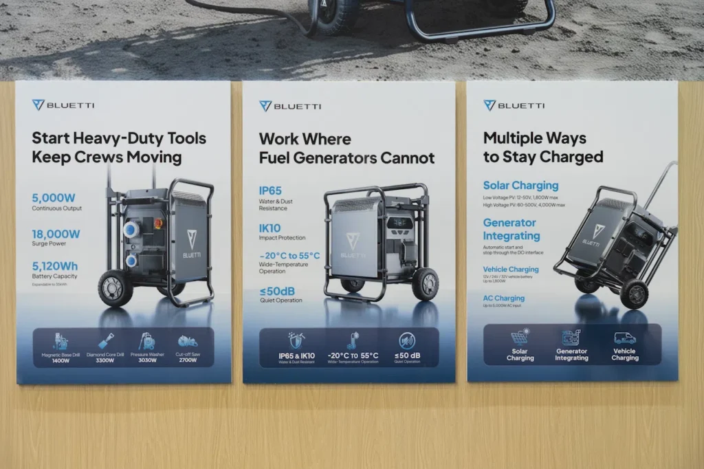 BLUETTI Pioneer 5000 E-Generator