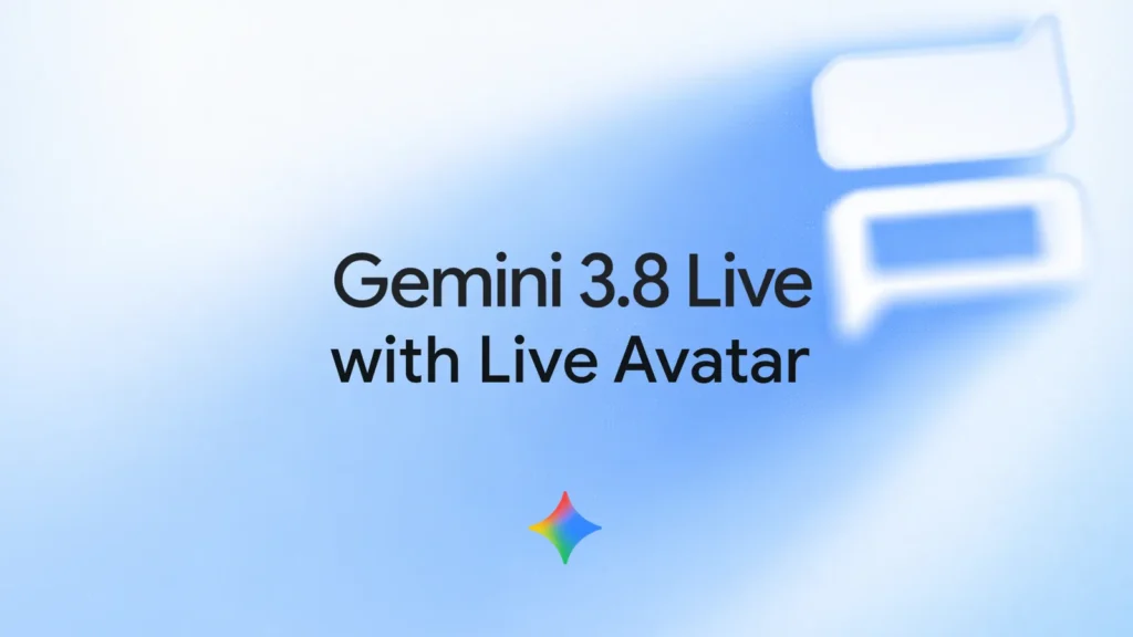 gemini live avatar header