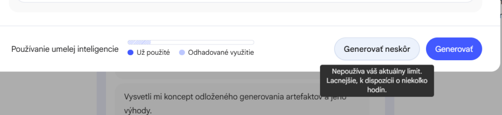 gemini notebook odlozene generovanie