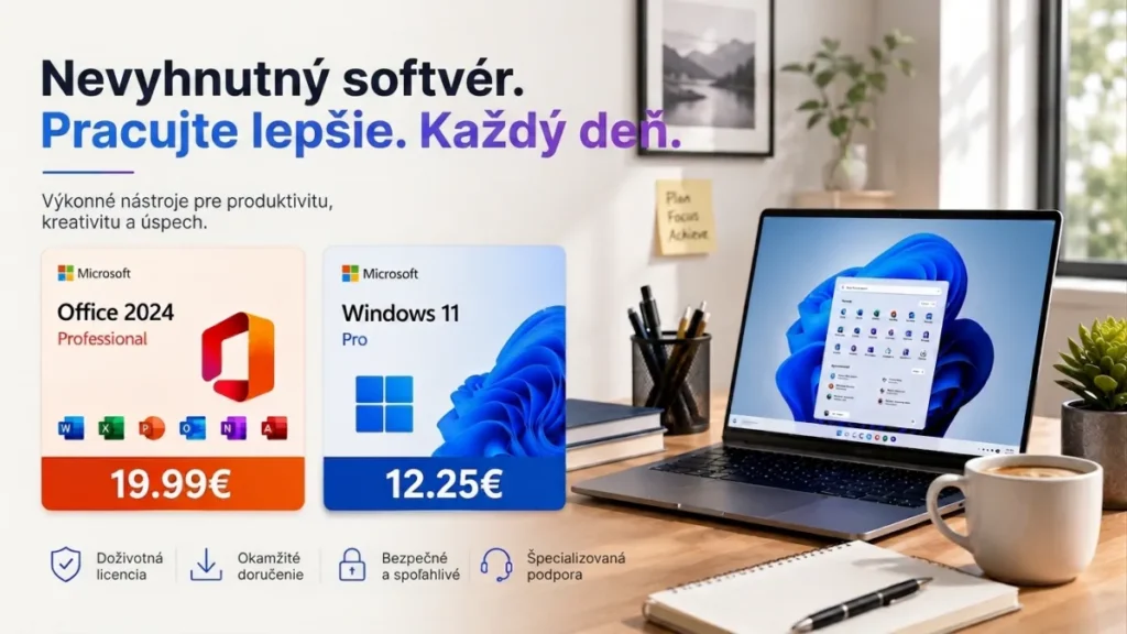 Septembrový výpredaj: Získajte lacný MS Office 2024 za 19,99 € a Windows 11 Pro za 12,25 €