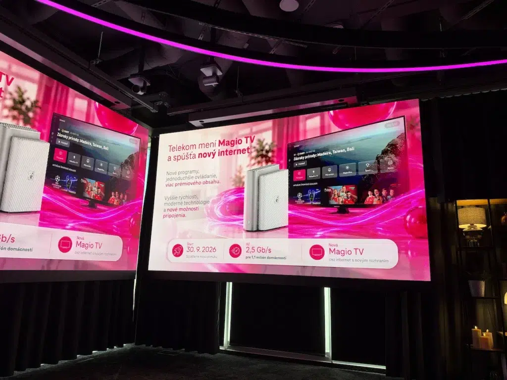 Telekom spúšťa novú Magio TV a optický internet OptikNET