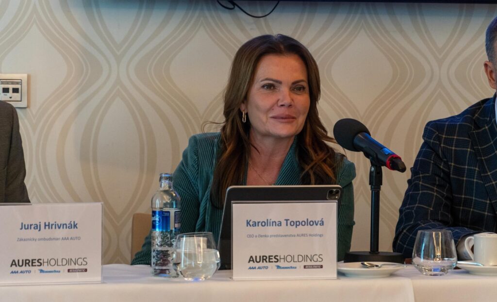 Karolína Topolová, generálna riaditeľka a predsedníčka predstavenstva AURES Holdings