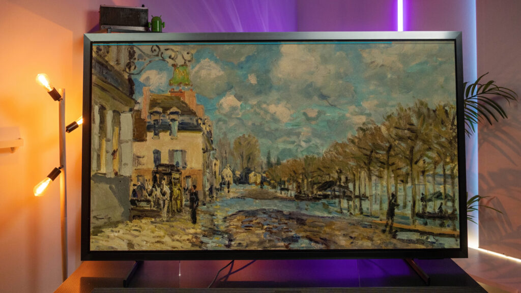 Umelecký režim na OLED televízore Samsung S99H