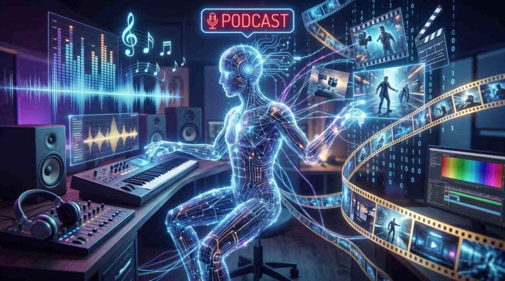 podcast ai tvori hudbu